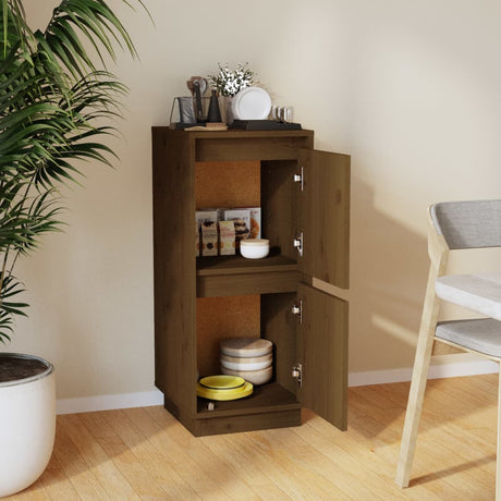 Sideboard 31.5X34X75 Cm Solid Wood Pine