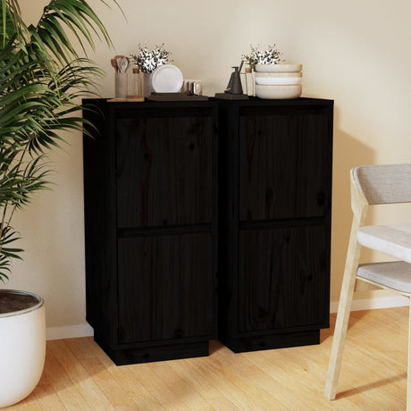 Sideboard 31.5X34X75 Cm Solid Wood Pine
