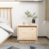Bedside Cabinet 35X34X32 Cm Solid Wood Pine