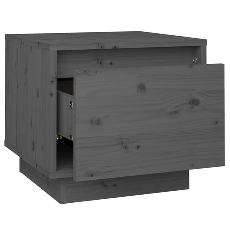 Bedside Cabinet 35X34X32 Cm Solid Wood Pine