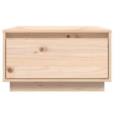 Coffee Table 55X56X32 Cm Solid Wood Pine