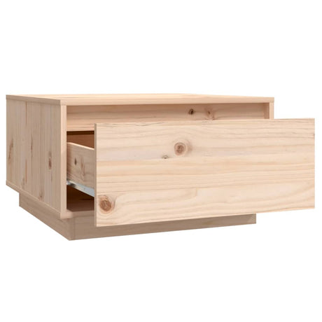 Coffee Table 55X56X32 Cm Solid Wood Pine