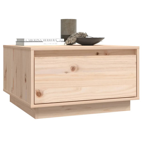 Coffee Table 55X56X32 Cm Solid Wood Pine