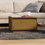 Coffee Table 55X56X32 Cm Solid Wood Pine
