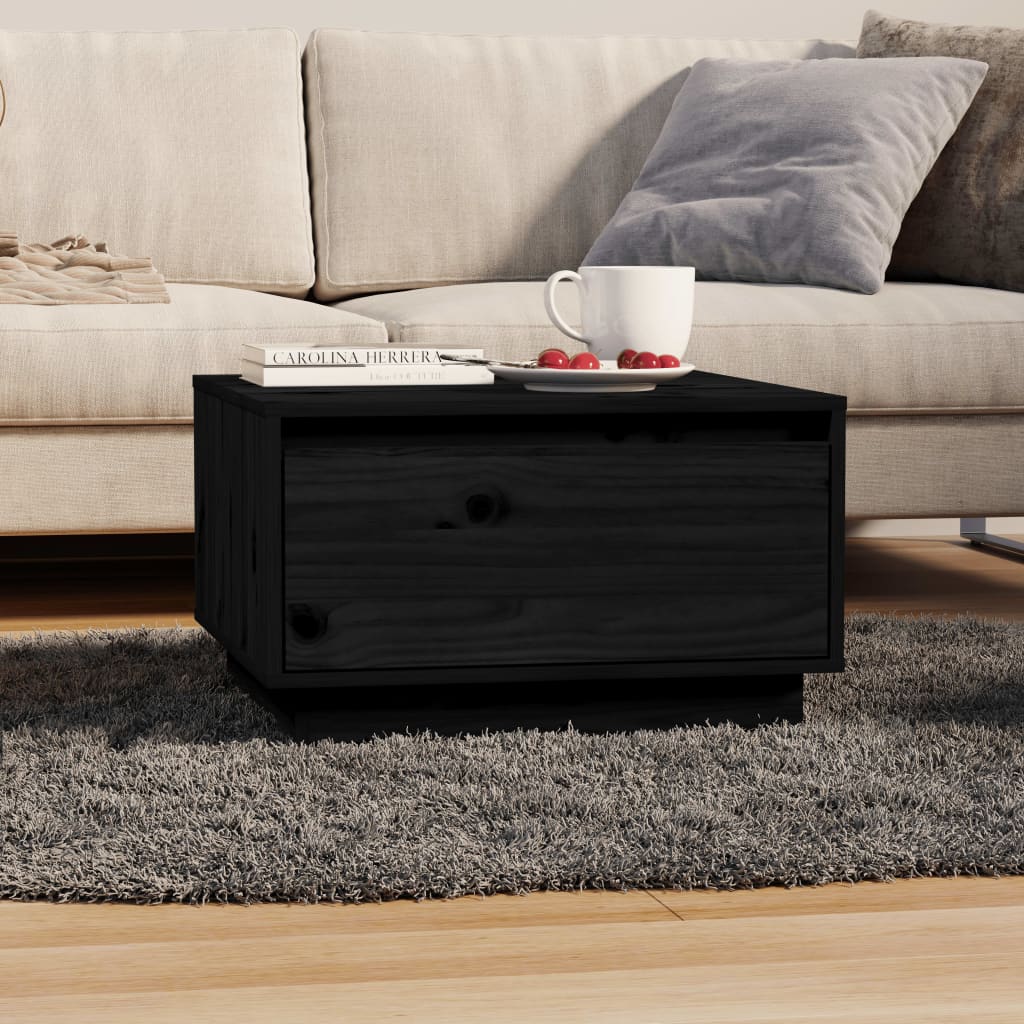 Coffee Table 55X56X32 Cm Solid Wood Pine