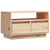 Tv Cabinet 60X35X37 Cm Solid Wood Pine