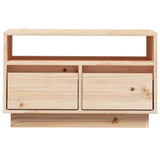 Tv Cabinet 60X35X37 Cm Solid Wood Pine