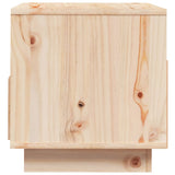 Tv Cabinet 60X35X37 Cm Solid Wood Pine