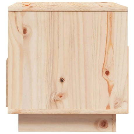 Tv Cabinet 60X35X37 Cm Solid Wood Pine
