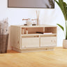 Tv Cabinet 60X35X37 Cm Solid Wood Pine
