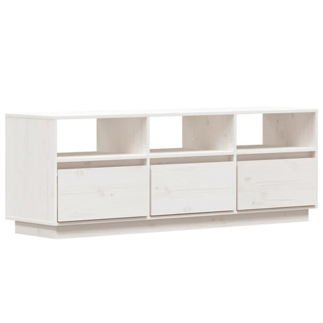 Tv Cabinet 140X37X50 Cm Solid Wood Pine
