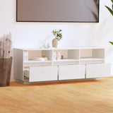 Tv Cabinet 140X37X50 Cm Solid Wood Pine