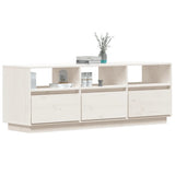 Tv Cabinet 140X37X50 Cm Solid Wood Pine