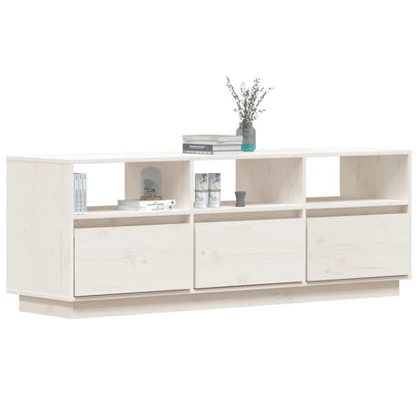 Tv Cabinet 140X37X50 Cm Solid Wood Pine