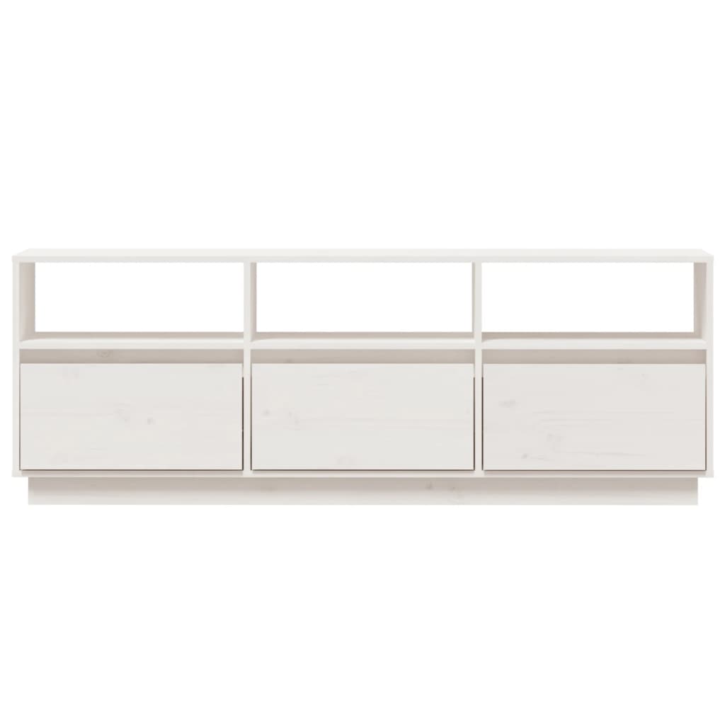 Tv Cabinet 140X37X50 Cm Solid Wood Pine