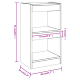 Book Cabinet/Room Divider 40X30X72 Cm