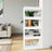 Book Cabinet/Room Divider 60X30X135 Cm Engineered Wood