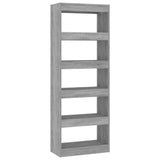 Book Cabinet/Room Divider 60X30X166 Cm Engineered Wood