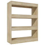 Book Cabinet/Room Divider 80X30X103 Cm Engineered Wood