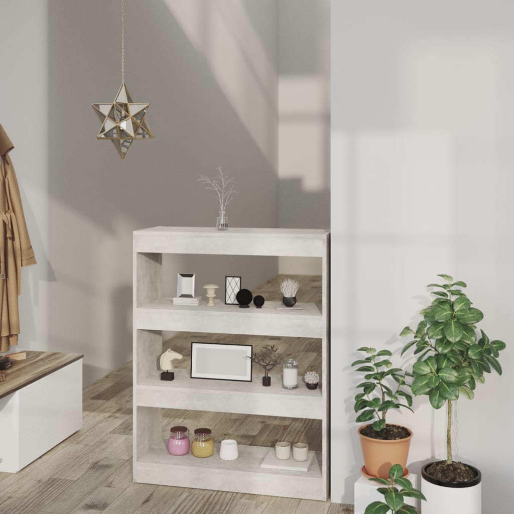 Book Cabinet/Room Divider 80X30X103 Cm Engineered Wood