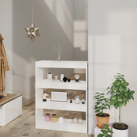 Book Cabinet/Room Divider 80X30X103 Cm Engineered Wood