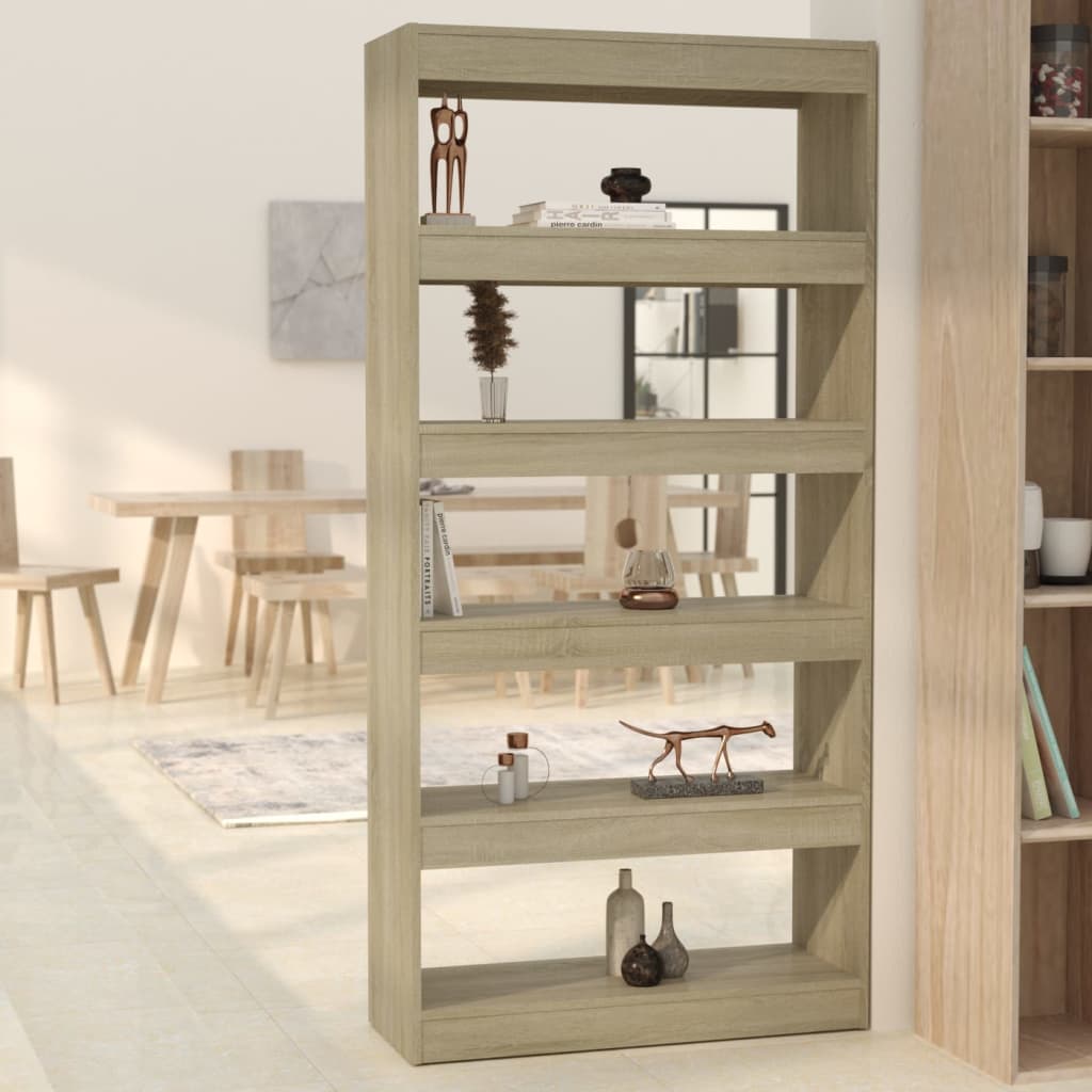Book Cabinet/Room Divider 80X30X166 Cm Engineered Wood