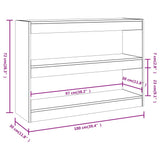 Book Cabinet/Room Divider 100X30X72 Cm