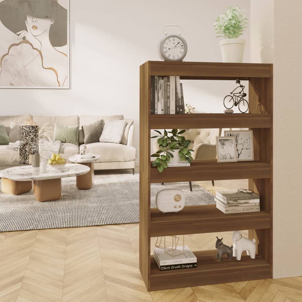 Book Cabinet/Room Divider 80X30X135 Cm Engineered Wood