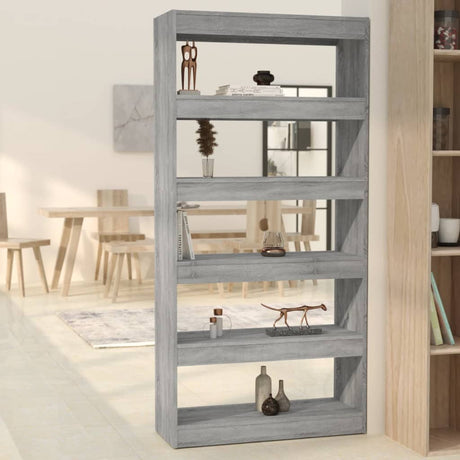 Book Cabinet/Room Divider 80X30X166 Cm Engineered Wood