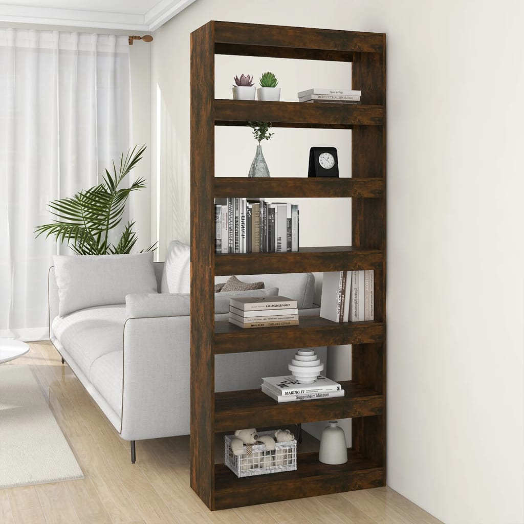 Book Cabinet/Room Divider 80X30X198 Cm Engineered Wood