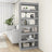 Book Cabinet/Room Divider 80X30X198 Cm Engineered Wood