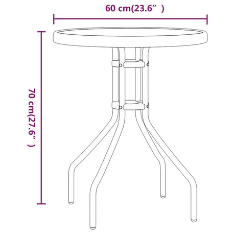 3 Piece Garden Bistro Set
