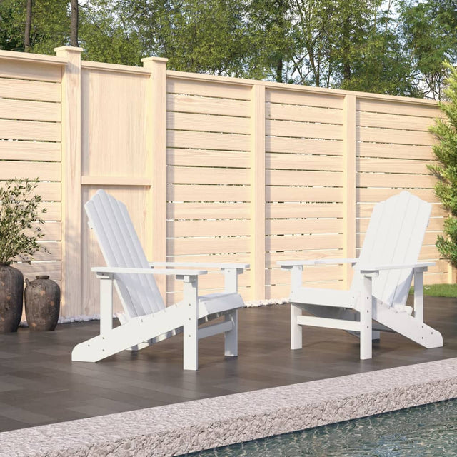Garden Adirondack Chairs 2 Pcs Hdpe