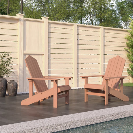 Garden Adirondack Chairs 2 Pcs Hdpe