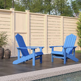 Garden Adirondack Chairs 2 Pcs Hdpe