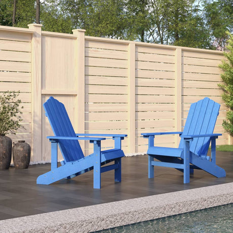 Garden Adirondack Chairs 2 Pcs Hdpe
