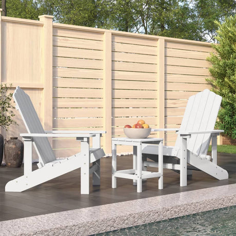 Garden Adirondack Chairs 2 Pcs Hdpe