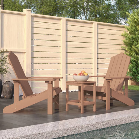 Garden Adirondack Chairs 2 Pcs Hdpe