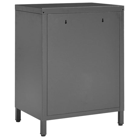 Nightstands 2 Pcs 40X30X54.5 Cm Steel And Glass