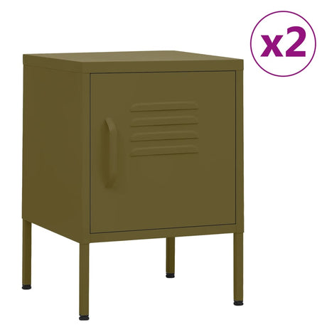 Nightstand 35X35X51 Cm Steel
