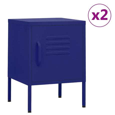 Nightstand 35X35X51 Cm Steel