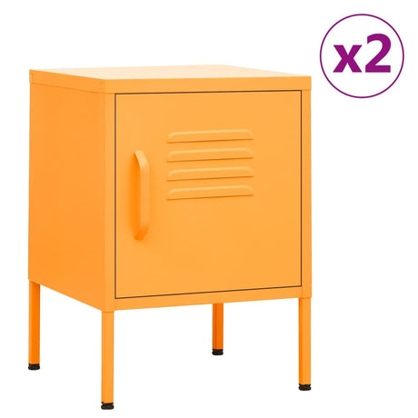Nightstand 35X35X51 Cm Steel