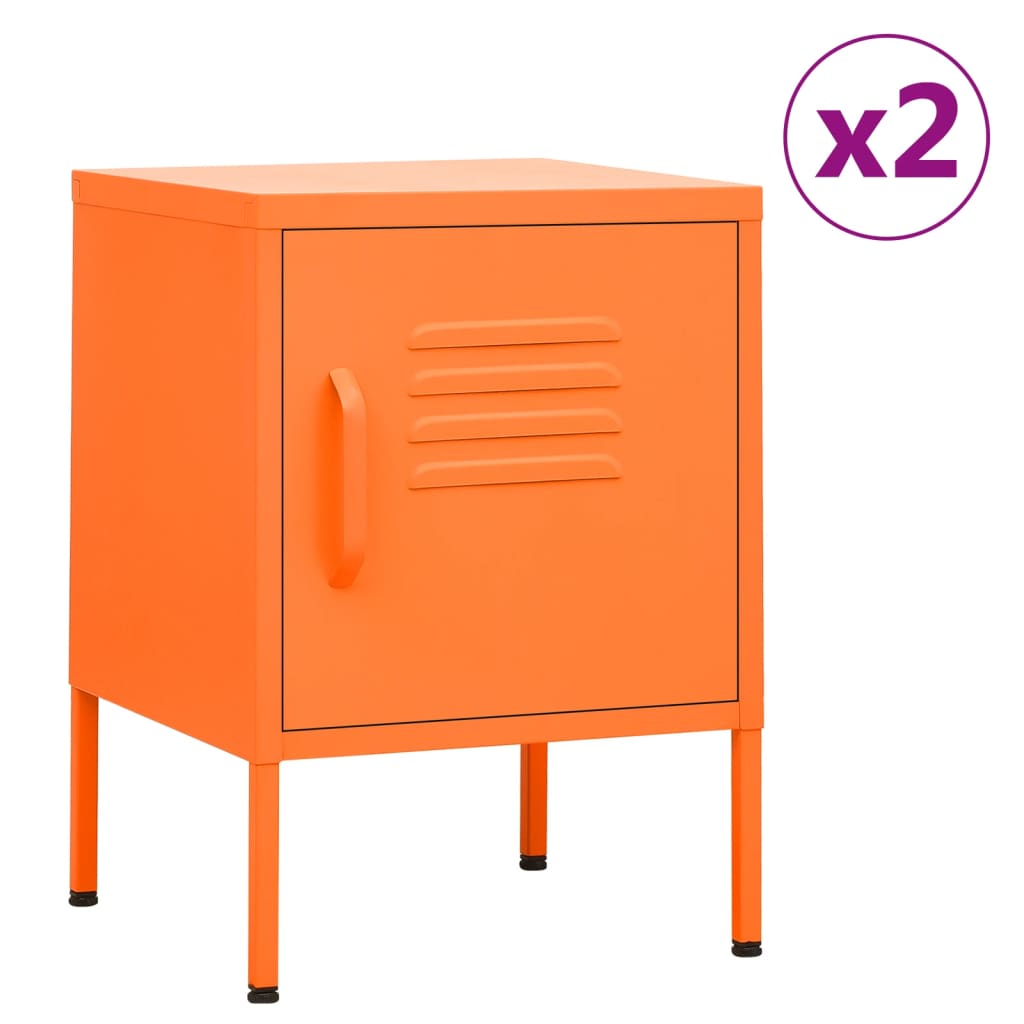 Nightstand 35X35X51 Cm Steel
