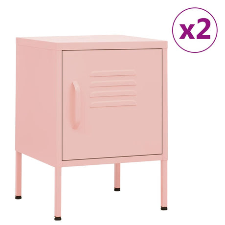 Nightstand 35X35X51 Cm Steel