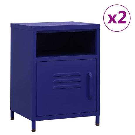 Nightstand 35X35X51 Cm Steel