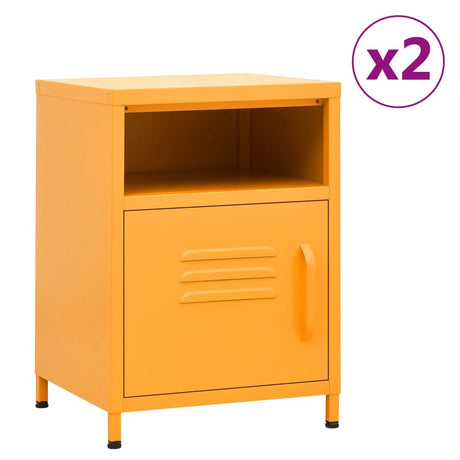 Nightstand 35X35X51 Cm Steel