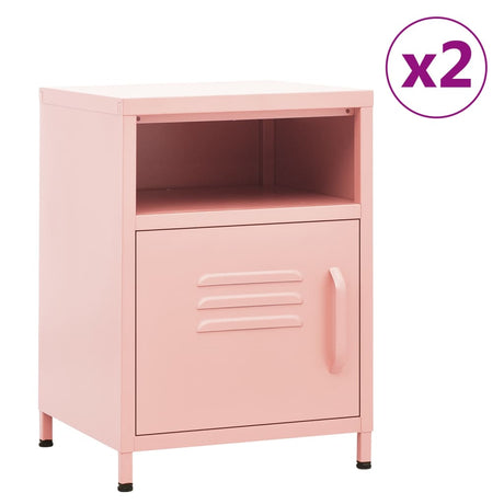 Nightstand 35X35X51 Cm Steel