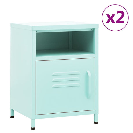 Nightstand 35X35X51 Cm Steel