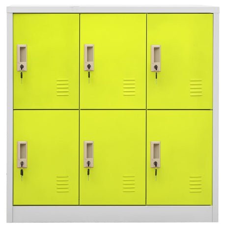Locker Cabinets 2 Pcs 90X45X92.5 Cm Steel