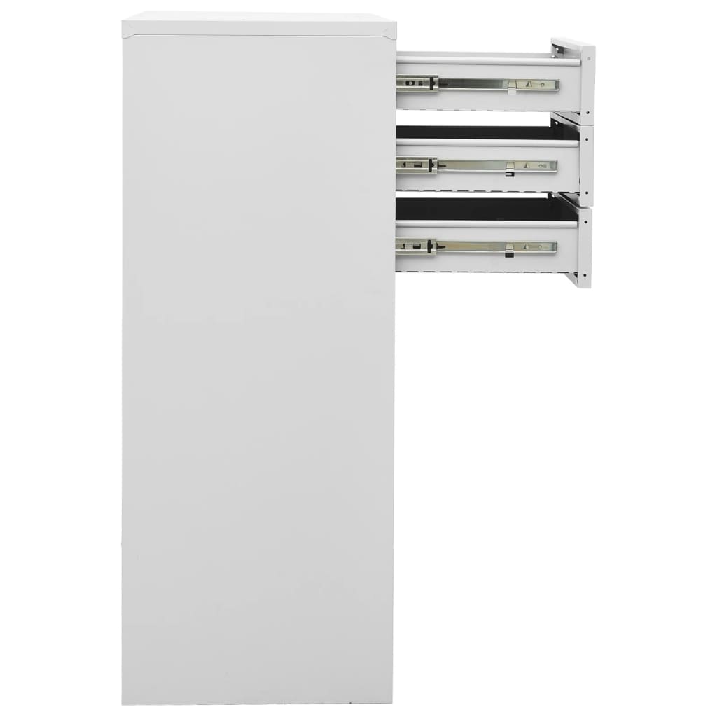 Office Cabinet 90X40X125 Cm Steel
